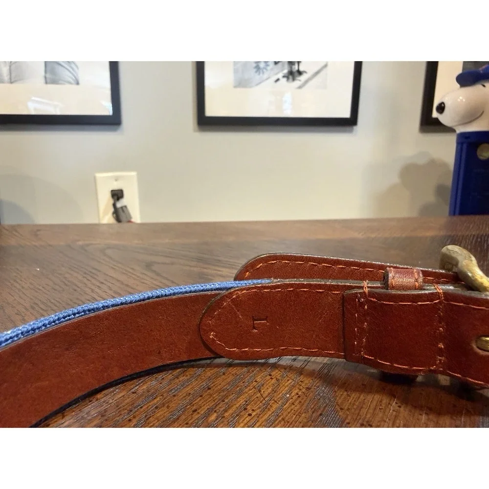 Smathers And Branson Jamaica Children's Needlepoint Hand stitched Belt